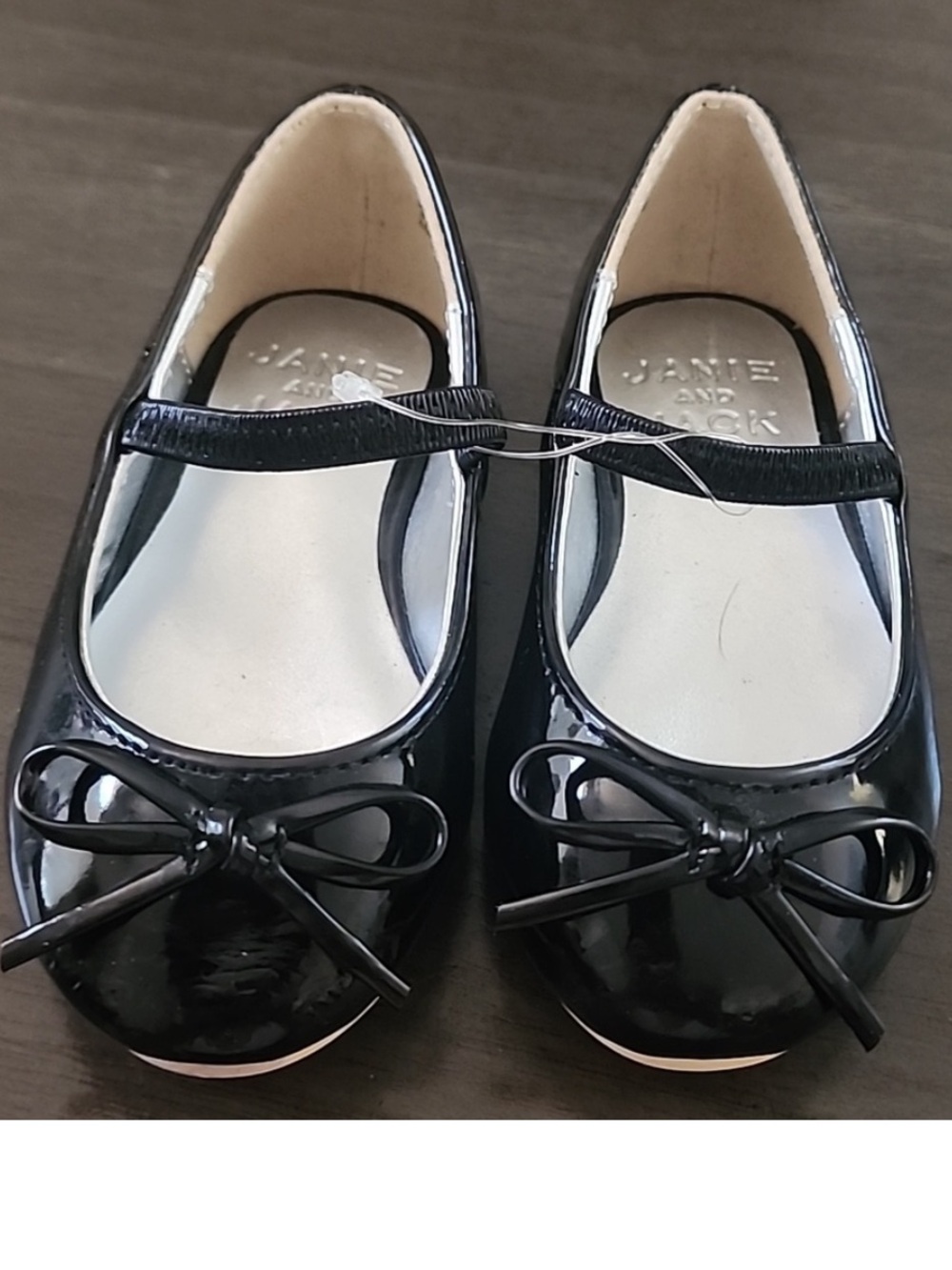 Janie and Jack PATENT BOW BALLET FLAT